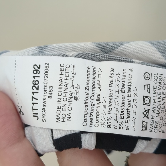 XL Shein Black And White Checkered Short Lounge Comfy Shorts - Picture 9 of 9